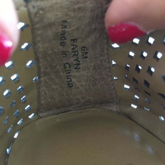 Franco Sarto Faryn Loafer Flats in blue Laser cut - Picture 6 of 7